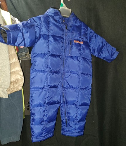 Polo By Ralph Lauren Baby Boy Bunting Down 1 Piece Snowsuit 18 Months Navy Blue