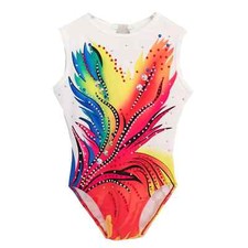 Artistic gymnastics girls' colorful dance costumes competition costumes