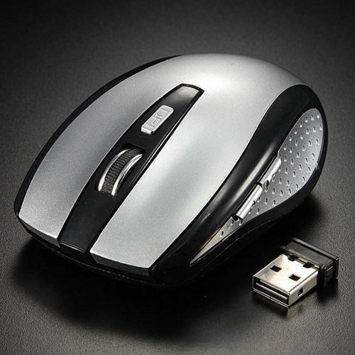 2.4GHz Cordless Wireless Optical Mouse Mice Laptop Receiver USB Computer+ O6U8 - Picture 8 of 14