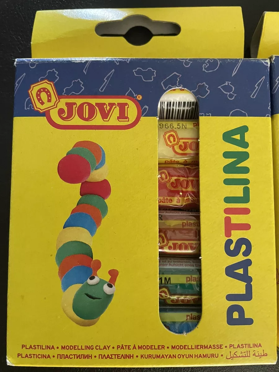 Jovi Plastilina Reusable and Non-Drying Modeling Clay; 3 Package