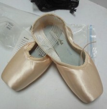 Sansha Ovation 603 3/4 shank Whisper toe Professional Pointe Shoes Mesh Bag incl