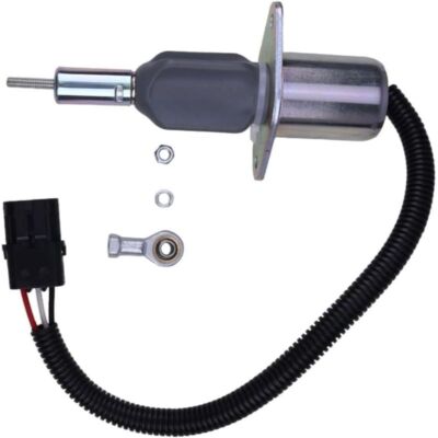 12V Shut Down Solenoid 3923680 for Cummins Engine 6C8.3 6CT 6CT8.3 6CTA ISC 5.9L