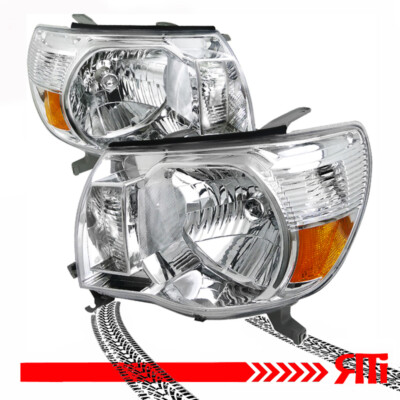 For 05-11 Toyota Tacoma Chrome Housing Headlights Housing TRD Sport OE Upgrade