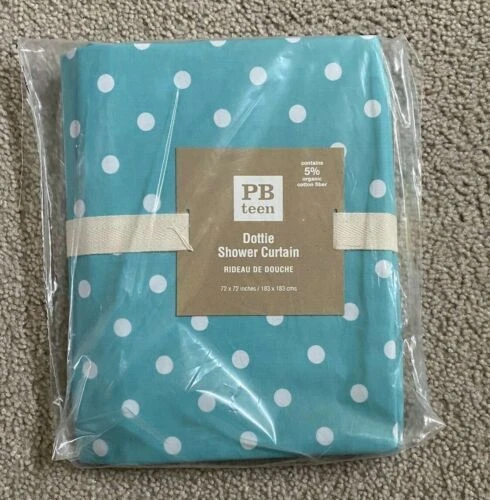 Cortinas de Chuveiro Bolinhas Pottery Barn