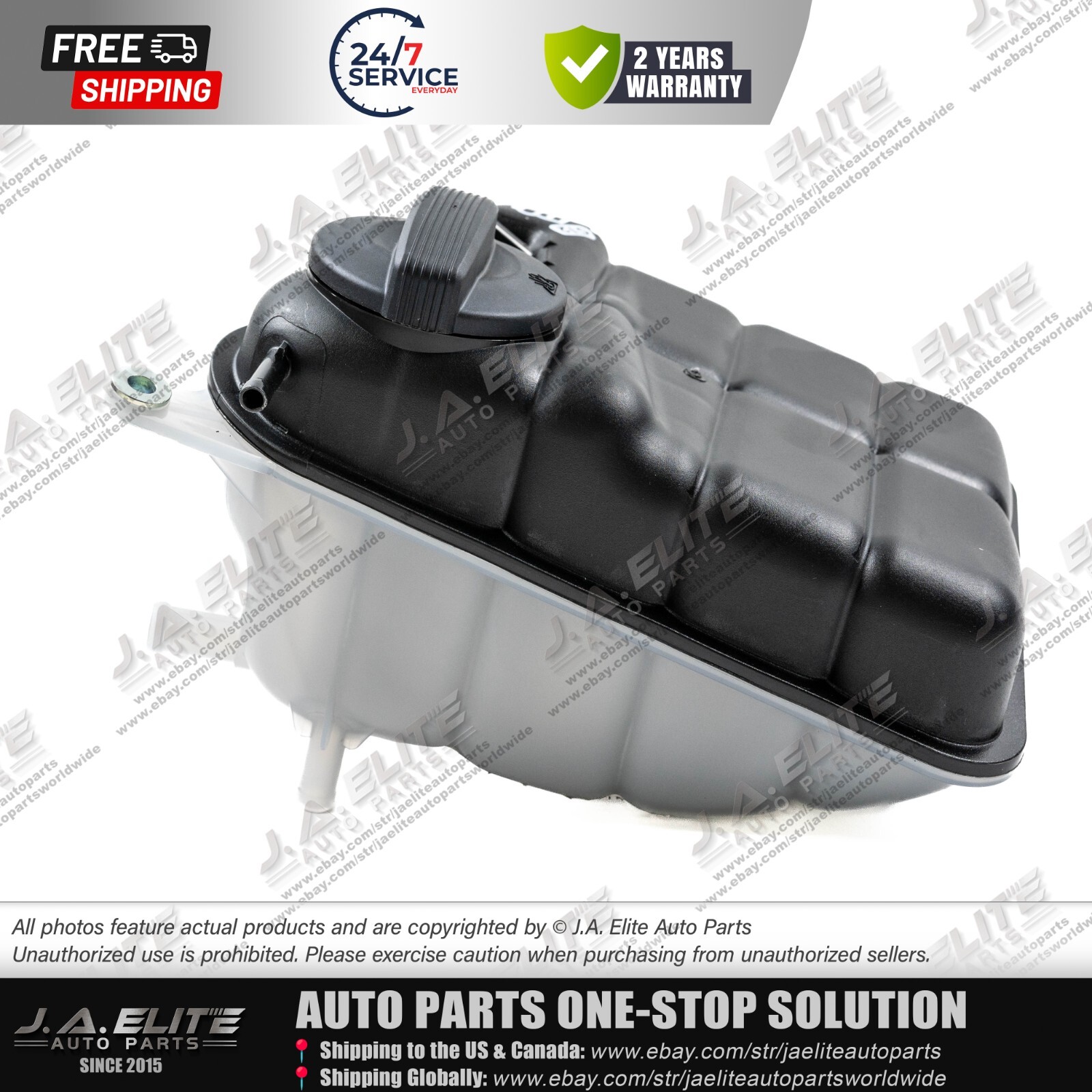 Radiator Coolant Expansion Tank fits Bentley Flying Spur Continental 3W0121403C