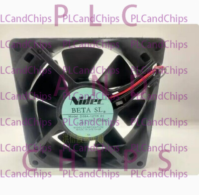 Nidec 8025 D08A-12TH 01 DC12V 0.09A 2-wire cooling fan