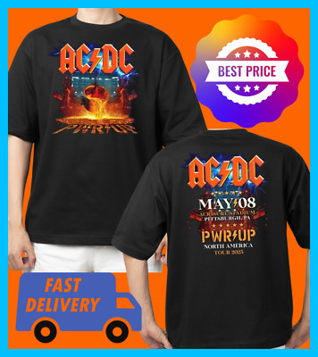 Acdc Pwr Up Pittsburgh Pa At Acrisure Stadium On May 8 2025 T-Shirt