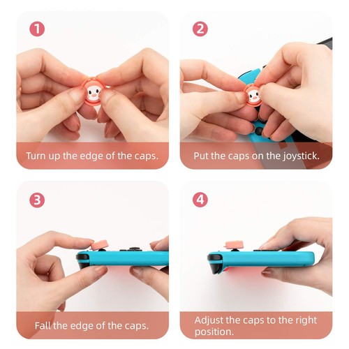 GeekShare Thumb Grips Analog Stick Caps for Nintendo Switch & Switch OLED &Lite - Picture 133 of 218