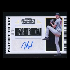 Kendall Williams 2019 Contenders Draft Picks Playoff Ticket Auto Dodgers 10/18