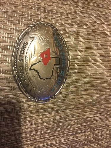 1987 Zone II Open Texas Singles Class A Trophy Belt Buckle - Picture 2 of 4