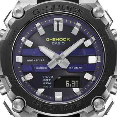 CASIO G-SHOCK GST-B600A-1A6JF G-STEEL Bluetooth Solar Watch Purple