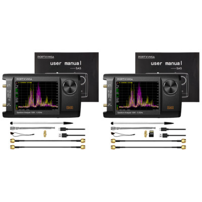 Portable Spectrum Analyzer 2-in-1 Signal Generator 4.0 Inch Frequency Analyzer Q