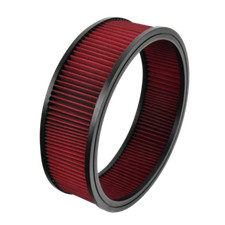 14 X 4 Washable Reusable Round Air Cleaner Filter Element Replacement Red 14 X 4 Washable Reusable Round Air Cleaner Filter Element Replacement Red