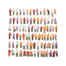 OO Gauge 1:75 Scale Model Railway Worker People Figures - Packs Of 100/25x