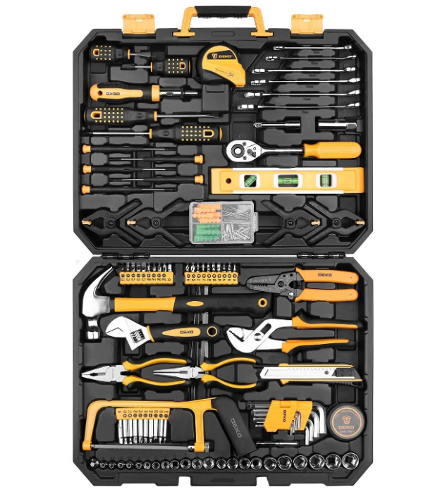 228-Pcs Socket Wrench Auto Repair Tool Combination Mixed Tool Set Hand Tool Kit