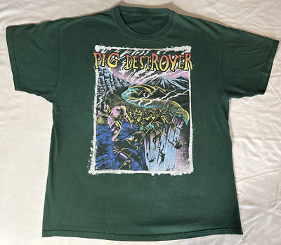 Pig Destroyer Band Forest Green Tour Unisex Shirt Adult Tee TS343