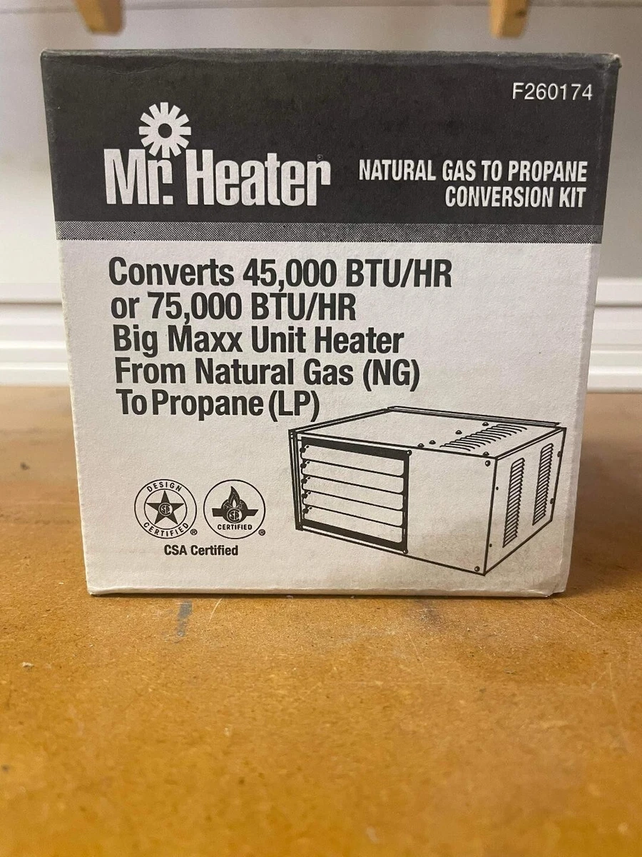 Mr. Heater F260174 Natural Gas-Propane Big Maxx Unit Heater Fuel Conversion  Kit | eBay