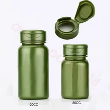 Top Grade 80/120ml Flip Cap Empty Xylitol Pill Health Vitamin Capsule Bottle PET