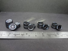 1:64 scale Michelin brand tires  wheels 4 sets of 4 tires  axles