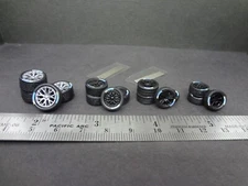 1:64 scale Michelin brand tires & wheels 4 sets of 4 tires + axles
