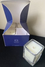 4 Aquiesse Votives Moonlit Petals Candles Inspired by Nature (Each Candle 2 OZ)