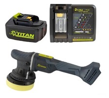 Lucidatrice Rotorbitale a Batteria Titan TDA1521B Orbita 15 mm Auto