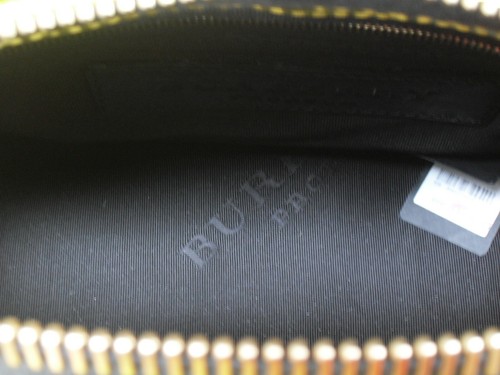 BURBERRY PRORSUM Gold Leather TOTE BAG PURSE - Picture 11 of 12