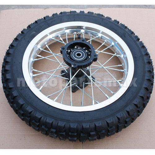 12" Rear Wheel Tire Assembly 3.012 Wheel 12mm Axle for Disc Brake Dirt Pit Bike eBay