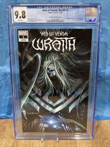 Marvel Web of Venom Wraith #1 Tyler Kirkham Variant Cover CGC graded 9.8