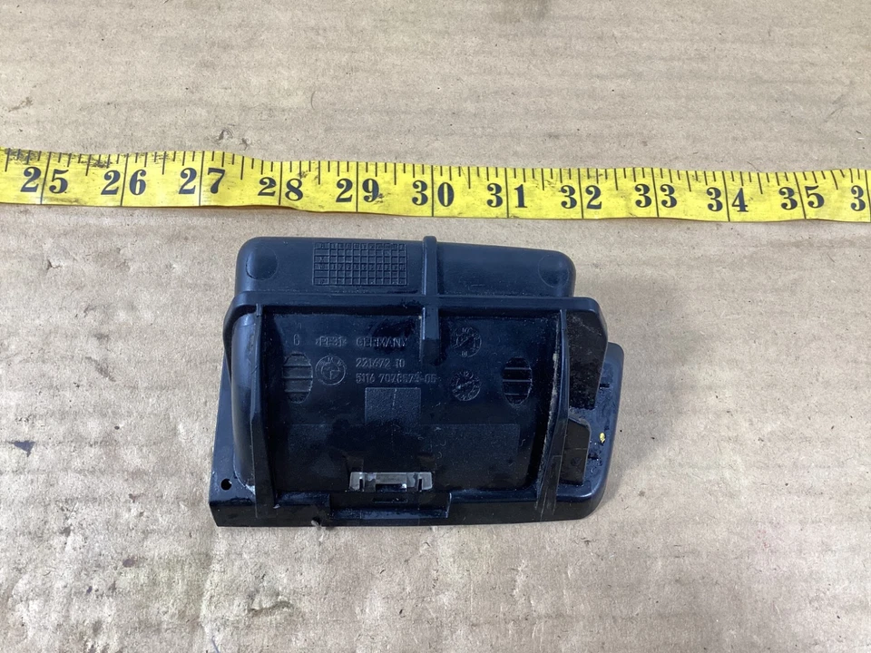 BMW M3 E92 E93 2008-2010 consola central cenicero inserto 7078573 OEM. Foto 2 de 4