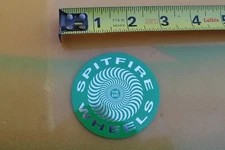 SPITFIRE Skateboard Wheels Illusion Spiral Silver The End Skateboarding STICKER