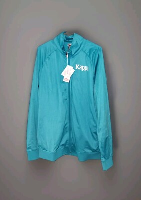NWT Kappa Track Jacket Full Zip Sky Blue Women's XXL New w Tags READ DESCRIPTION