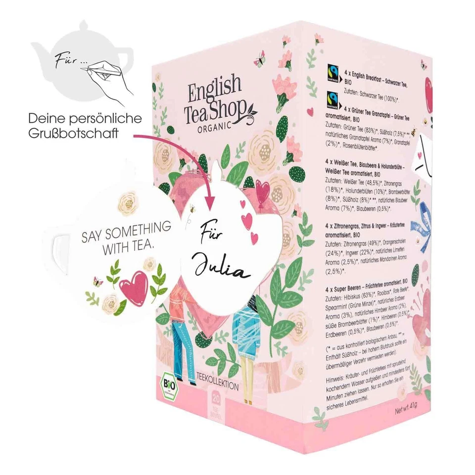 ETS "For You" Tee Geschenk Kollektion 5 Sorten | personalisierbares Dankeschö... - Bild 2 von 4