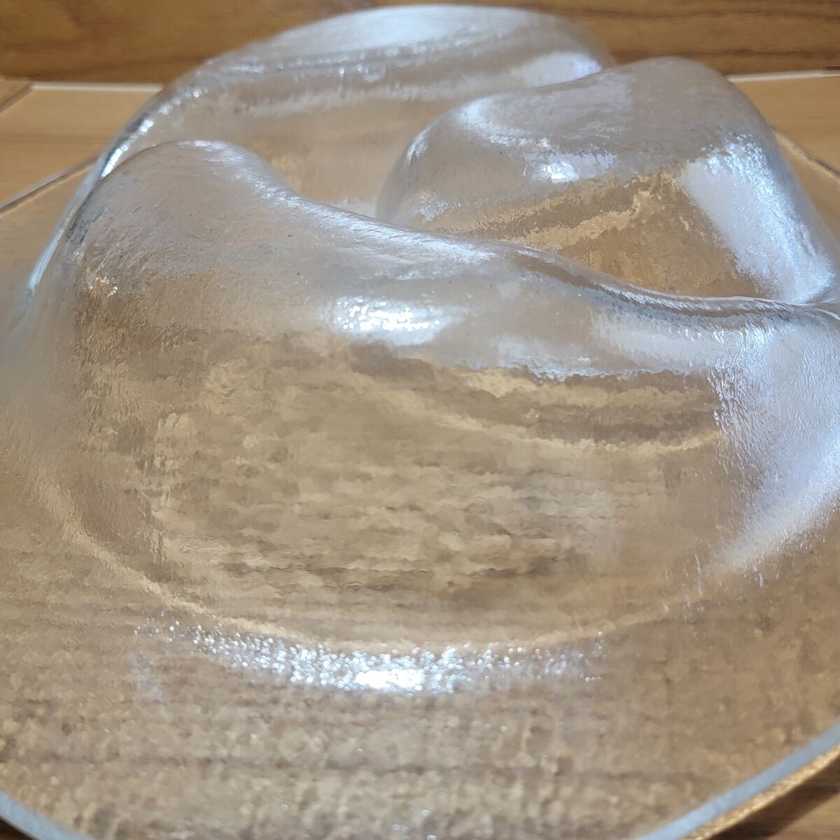 IVV Glass Serving Dish 3 Sections,Handmade in Italy Clear 18 IVV Glass Serving Dish 3 Sections,Handmade in Italy Clear 18
