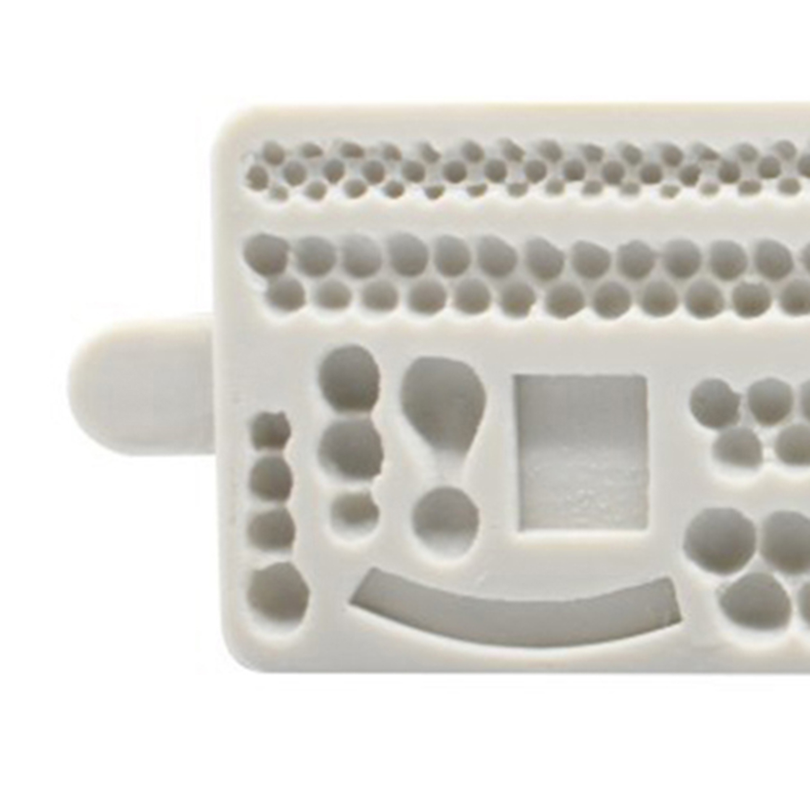 Silicone Mold Clear Texture Heatresistant Pearl Borders Birthday Cake