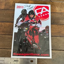 2011 Free Agent BMX Bikes Catalog POSTER Brochure Old School BMX Owners 11 FA