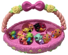 Hatchimals CollEGGtibles Basket with 12 Hatchimals Used In Good Condition
