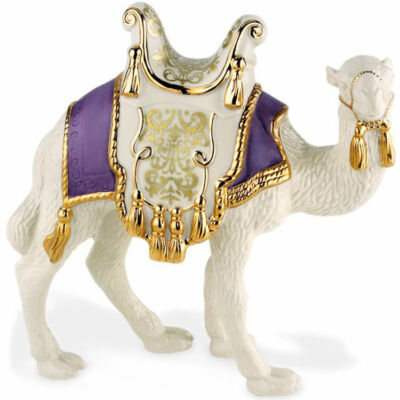 Lenox First Blessing Nativity Camel Figurine Standing Purple Saddle NEW IN BOX