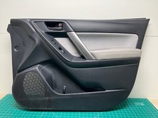 17-18 SUBARU FORESTER FRONT RIGHT SIDE INTERIOR DOOR PANEL BLACK OEM