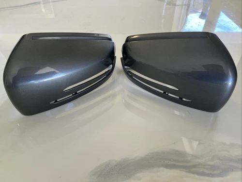 OEM MERCEDES Mirror Caps Covers A C E S CLA GLA Paint Code: Mountain Grey Magno