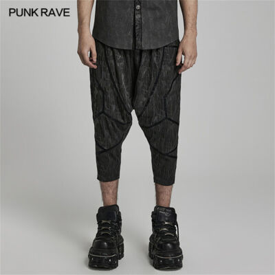 PUNK Rave Men Gothic Rock Steampunk Punk harem Pants Cyberpunk Men's Trousers