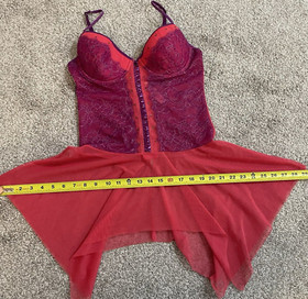 NEW Victoria's Secret Sexy Little Things Vintage 36B Bustier Lingerie Dress 2006