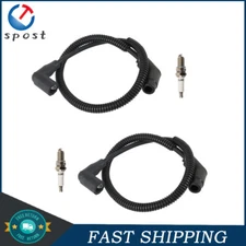 Spark Plug & Wire Cap 15in/24.4in For Can Am Outlander 500 570 650 800 1000 MAX