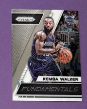 Panini Prizm Kemba Walker Charlotte Hornets 2017-18 Fundamentals Insert Card #30