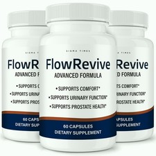 FlowRevive Capsules, Official Flow Revive Prostate Health Supplement - 3Pack