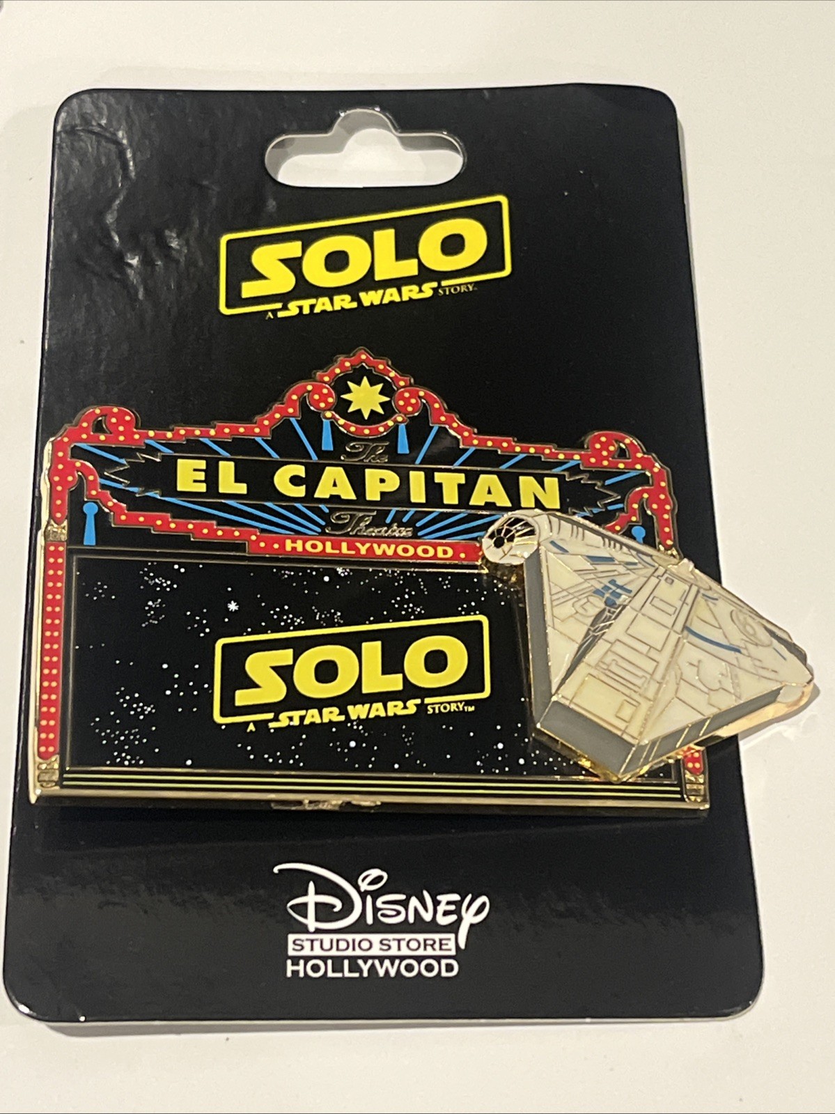 Disney El Capitan Pin Solo Star Wars LE500 LE 500 New On Card MINT v45