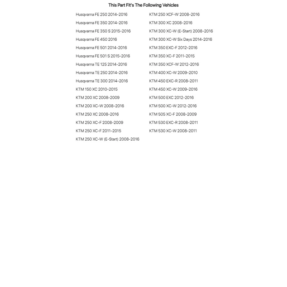 Soporte Tusk negro para Husqvarna Fe 350 S 2015-2016 Foto 2 de 4