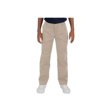 French Toast Boys Uniform Straight Fit Adjustable Waist Pants 2 PK KHAKI 5 Nwt