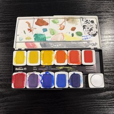 Juego De Pinturas Pelikan - 7 Tubos 20 Ml, Blanco Viscoso, Para Acuarelas Y Pintura Corporal, Para Niños