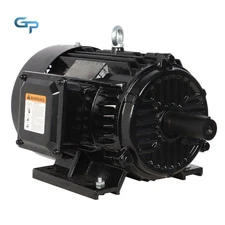 5 HP 3 Phase Electric Motor 1800 RPM 184T Frame TEFC 230/460 Volt Severe Duty AC